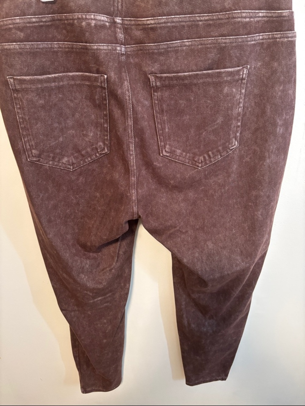 Women’s Brown Pull-On Stretch Jeggings - Picture 6 of 8